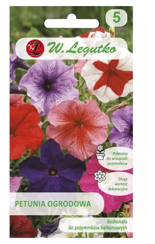 Petunia ogrodowa mieszanka 0,1g Legutko