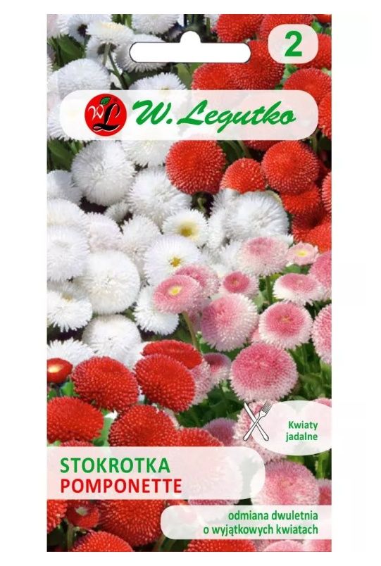 Stokrotka Pomponette mieszanka 0,1g Legutko