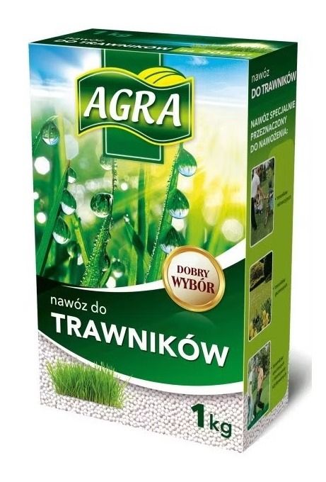 Nawóz granulowany do trawników 1kg Agra