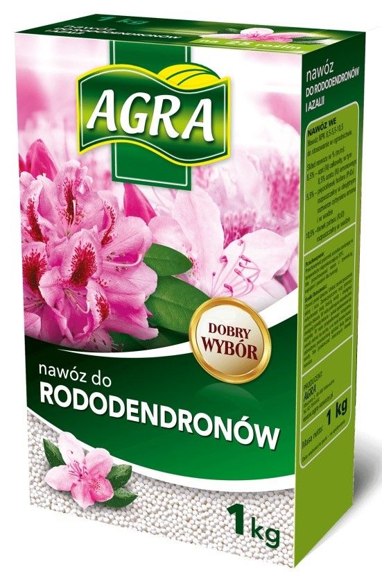 Nawóz granulowany do rododendronów 1 kg Agra