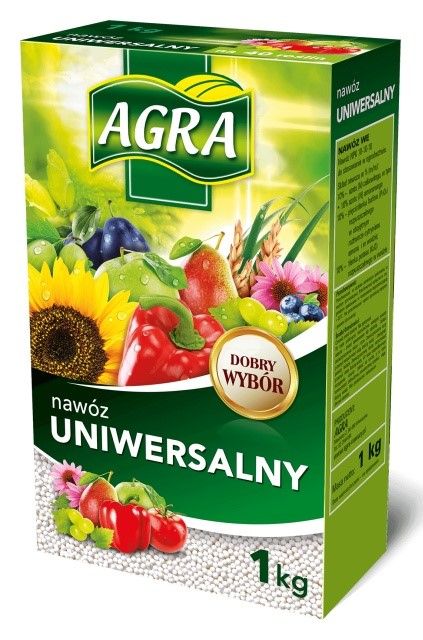 Nawóz granulowany uniwersalny 1kg Agra