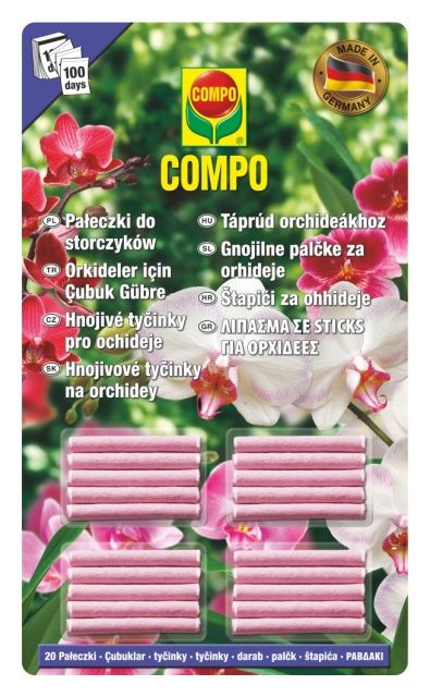Pałeczki nawozowe do orchidei 20 sztuk Compo