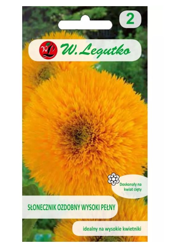 Słonecznik ozdobny wysoki pełny 2g Legutko