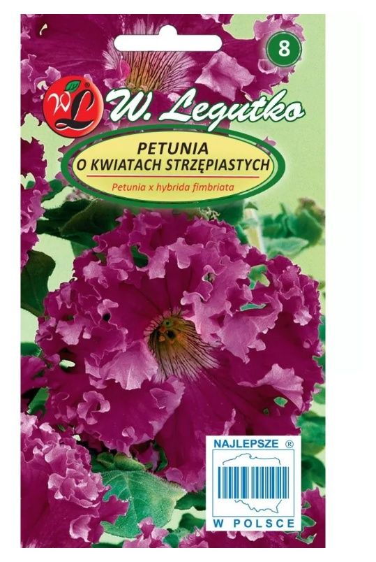 Petunia kwiaty postrzępione - amarantowa 0,01g Legutko