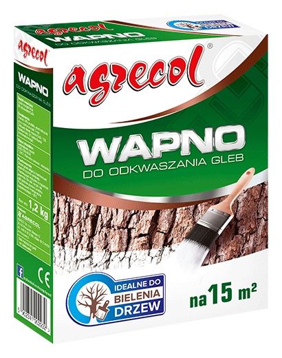 Wapno do bielenia drzew i odkwaszania gleb 1,2 kg Agrecol