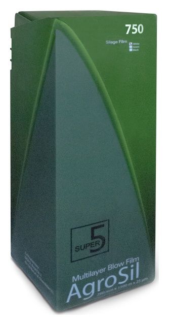 Folia do sianokiszonki 750x1500 biała AGROSIL