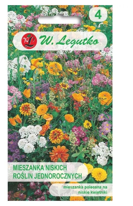 Mieszanka niskich roślin jednorocznych 1g Legutko