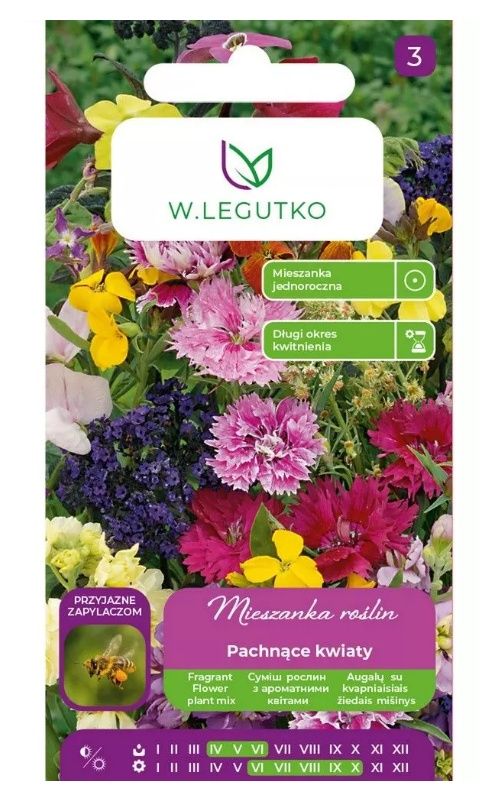 Mieszanka roślin o pachnących kwiatach 1g Legutko