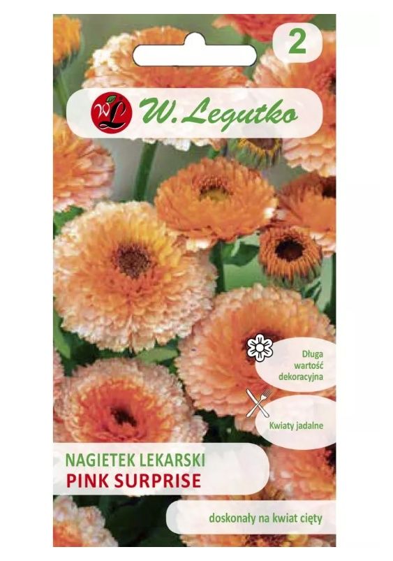Nagietek lekarski Pink Surprise różowy 2g Legutko