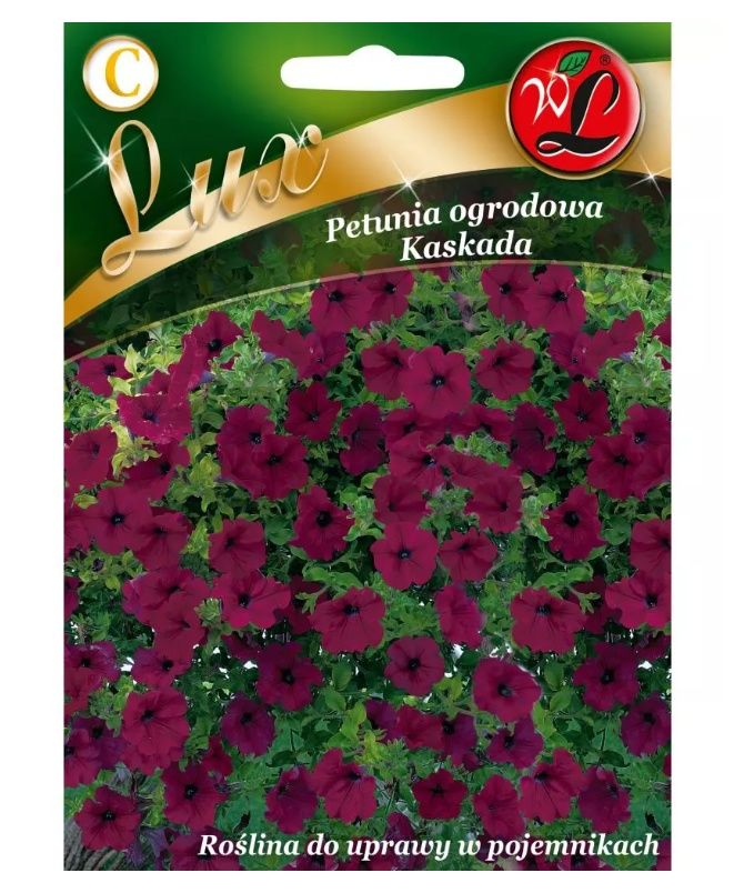 Petunia ogrodowa Kaskada purpurowa 0,02g Legutko