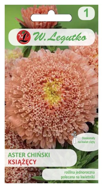 Aster chiński książęcy łososiowy 1g Legutko