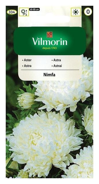 Aster chiński peoniowy Nimfa 0,5g Vilmorin