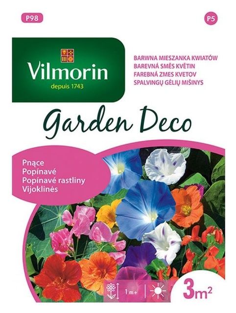 Barwna mieszanka kwiatów - Pnące Vilmorin