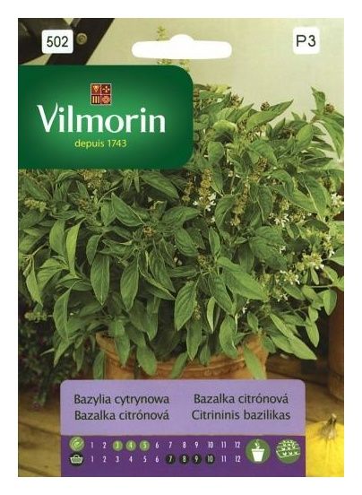 Bazylia Cytrynowa 0,5g Vilmorin