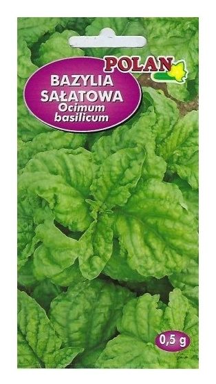 Bazylia sałatowa Lectuce Leaf 0,5g Polan