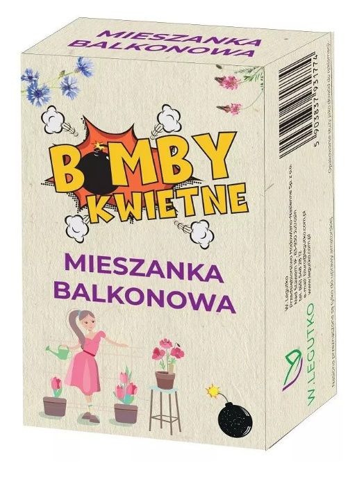 Bomby kwietne - mieszanka balkonowa 5 sztuk Legutko