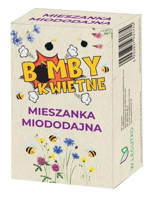 Bomby kwietne - mieszanka miododajna 5 sztuk Legutko