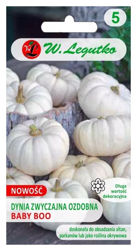 Dynia zwyczajna ozdobna Baby Boo 1g Legutko