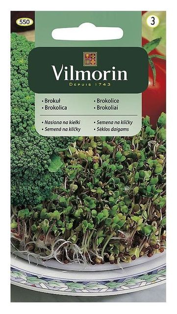 Brokuł nasiona na kiełki 5g Vilmorin