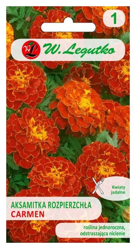 Aksamitka rozpierzchła Carmen 1,5g Legutko