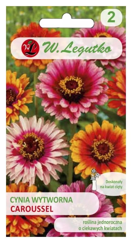 Cynia wytworna daliowa Caroussel 1g Legutko