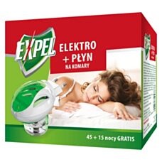 Elektrofumigator + płyn na komary 60 nocy Expel 