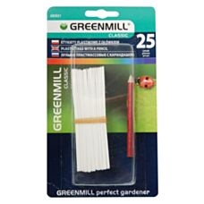 Etykiety plastikowe z ołówkiem 25 sztuk Greenmill GR5021