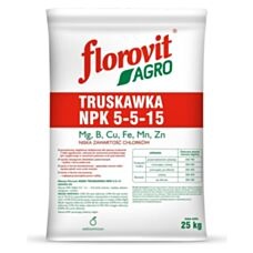 Nawóz Agro Truskawka NPK 5-5-15 25 kg Florovit