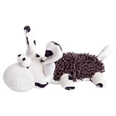 Pluszowa zabawka piszcząca mop dla psa Krowa Dingo
