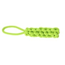 Zabawka kolba ze sznura z rączką zielona Dingo