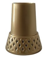 Doniczka Flakon Ażurowy Szemikowie złoty1