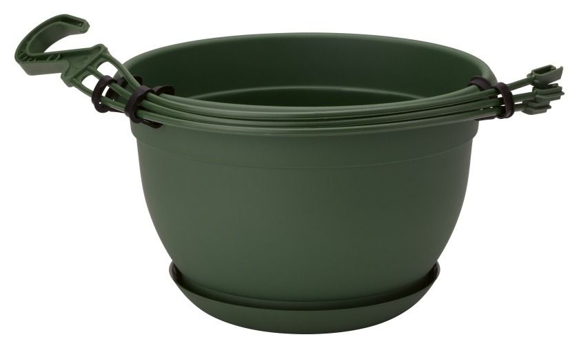 Doniczka wisząca Malta z zaczepami Form-Plastic