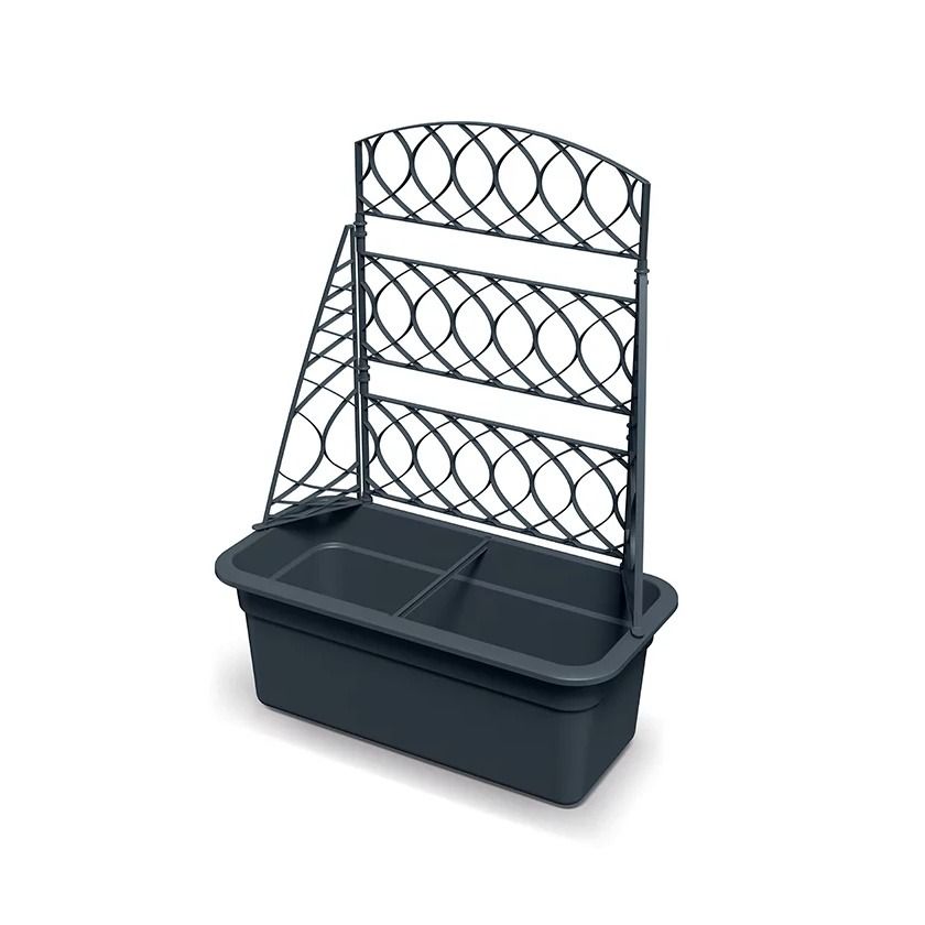 Doniczka z Pergolą Bloma DBLO600 antracyt Prosperplast