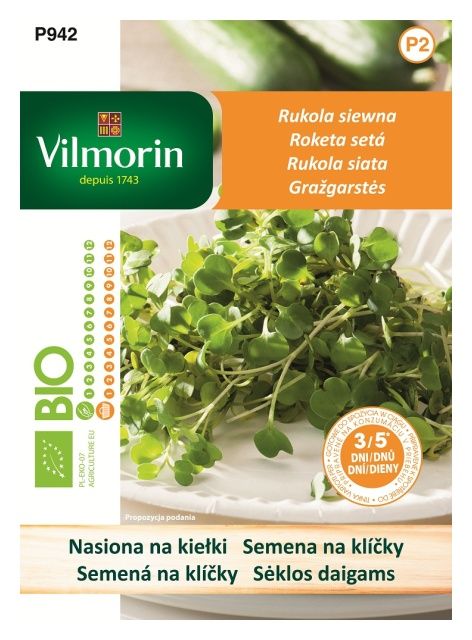 BIO Kiełki Rukola siewna 20g Vilomorin