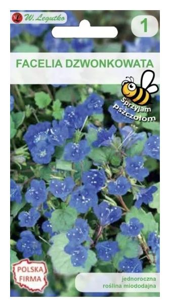 Facelia dzwonkowata ciemnoniebieska 0,5g Legutko