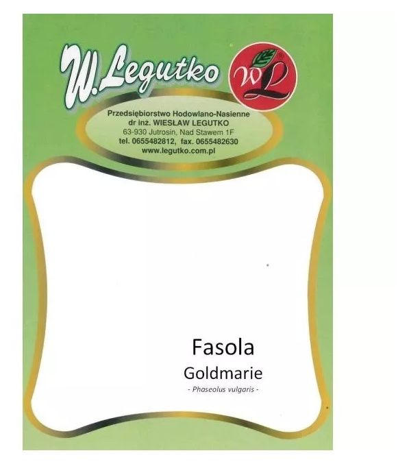 Fasola szparagowa Goldmarie 500g Legutko 