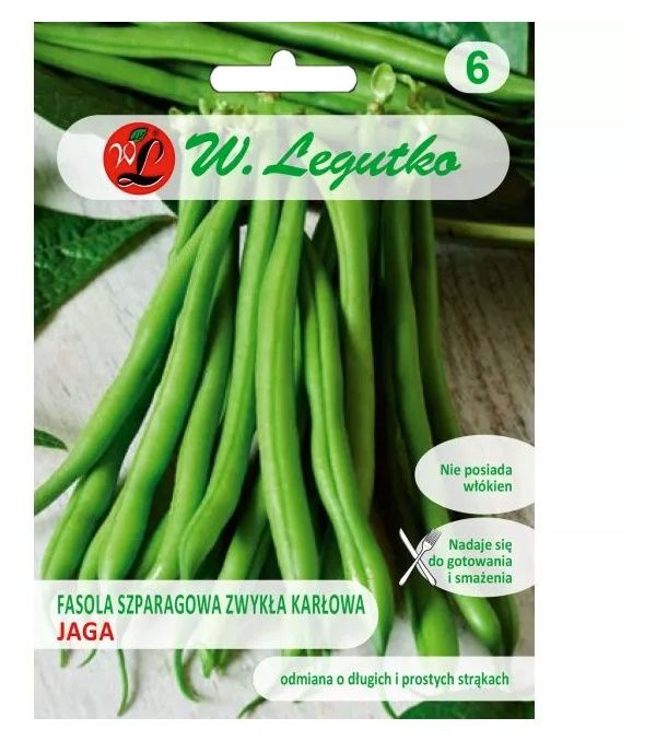 Fasola szparagowa zielona Jaga 40g Legutko