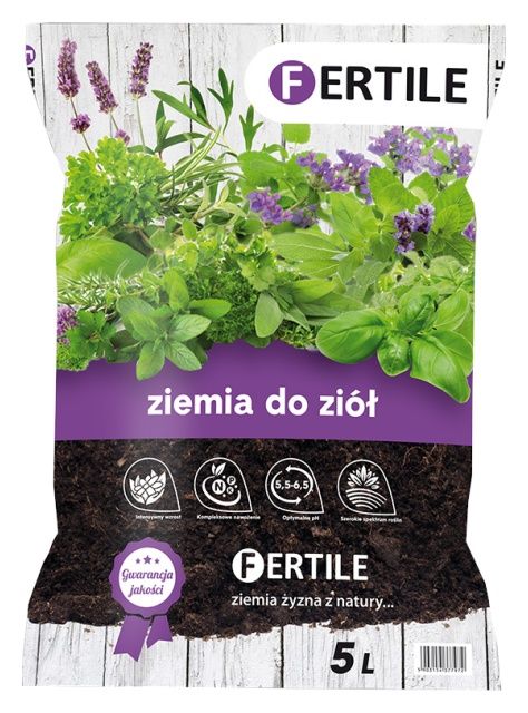 Ziemia do ziół 5 L Fertile