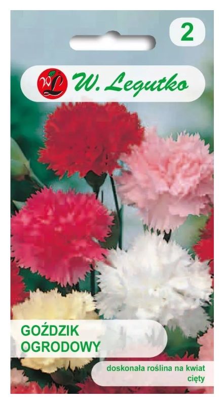 Goździk ogrodowy mix 0,5g Legutko