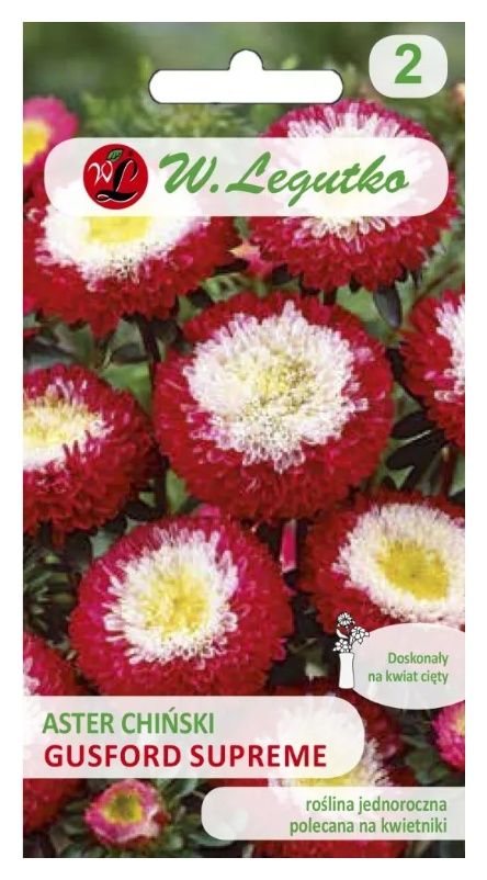Aster chiński pomponowy Gusford Supreme 0,5g Legutko
