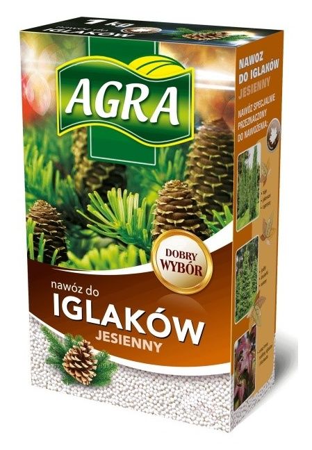 Nawóz granulowany jesienny do iglaków Agra