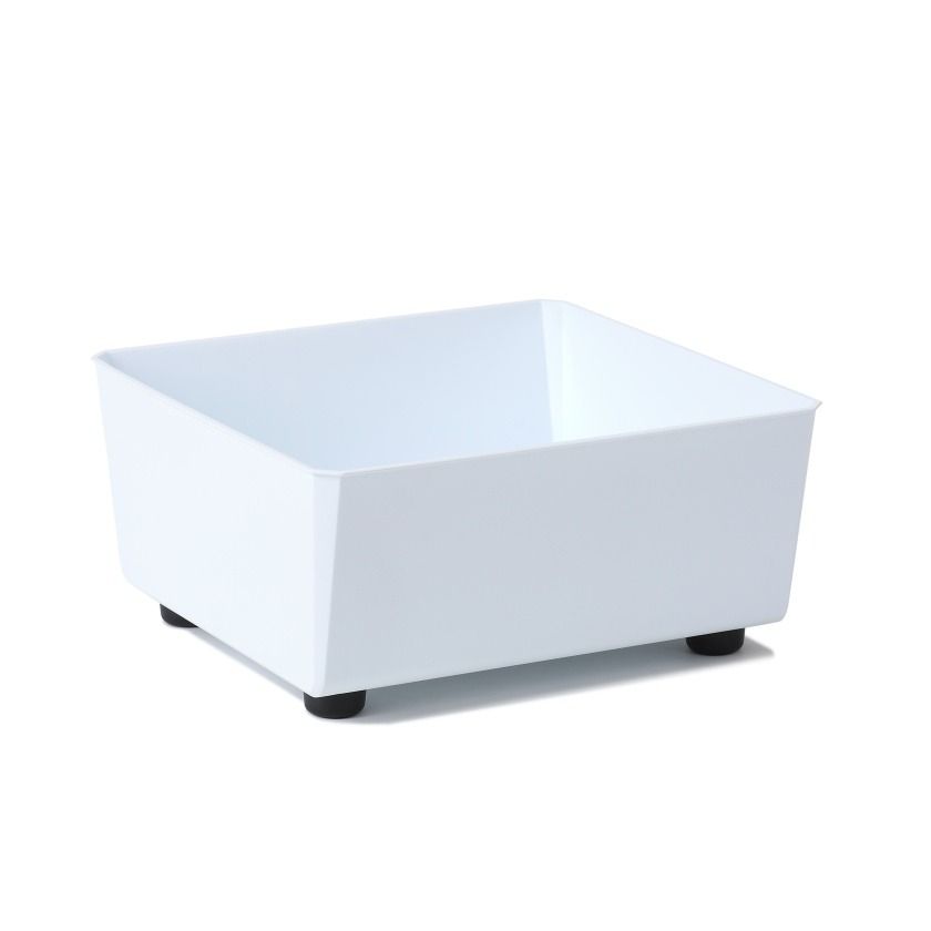 Skrzynka Saga kwadratowa 285x285x137 mm biały Lamela