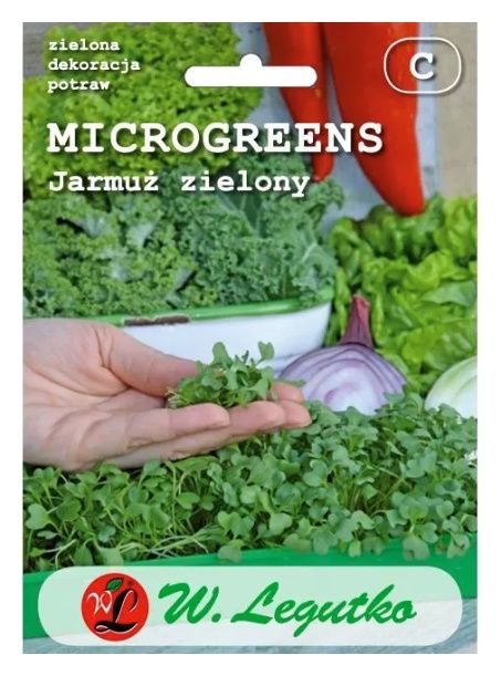 Jarmuż zielony Microgreens 3g Legutko