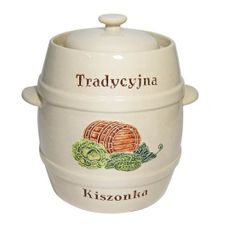 Kamionka beczka do kiszenia z kołnierzem Krem Tragar