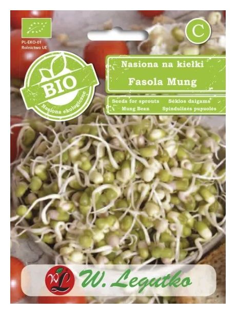 Kiełki fasola Mung BIO 30g Legutko