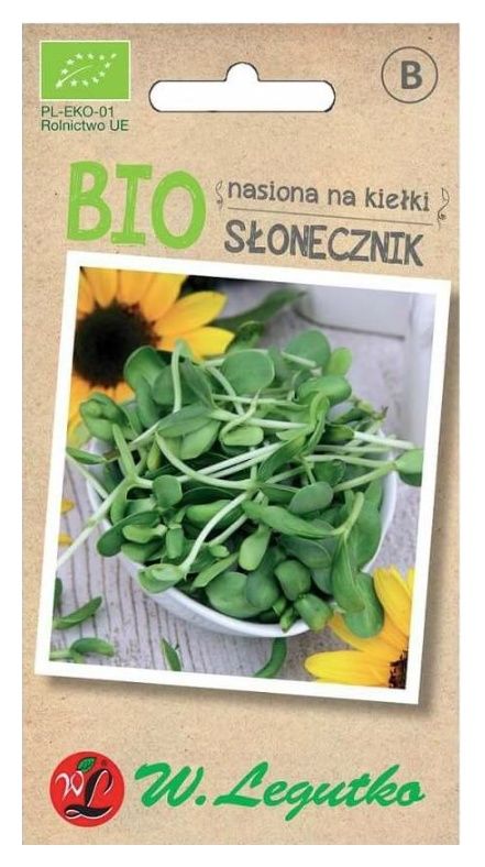 Kiełki Słonecznik - BIO Eco 10g Legutko