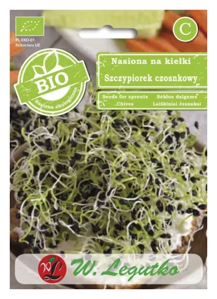 Kiełki Szczypiorek Czosnkowy - BIO 3g Legutko