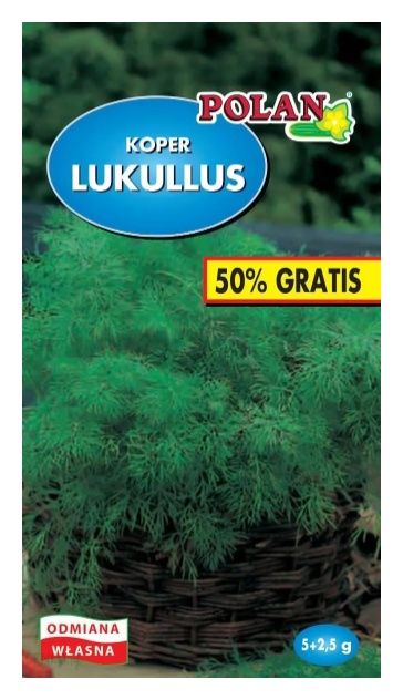 Koper Lukullus  5+2,5g Polan