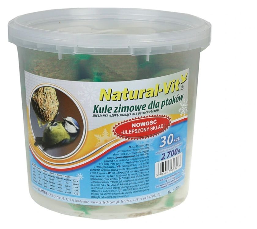 Pokarm zimowy Kule 90g 30szt Certech