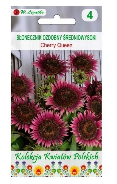 Kwiaty Polskie - Słonecznik ozdobny Cherry Queen 2g Legutko